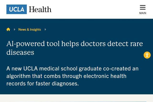 AI-powered tool helps doctors detect rare diseases